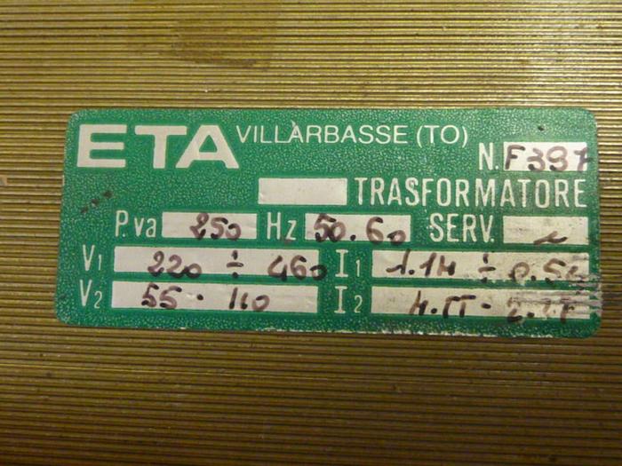 Used ETA Transformer F387 #63335