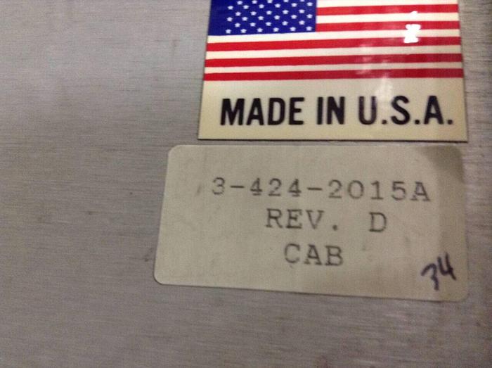 Used CINCINNATI MILACRON VEL Card Rack w/ Power Supply 3-700-0232A Used