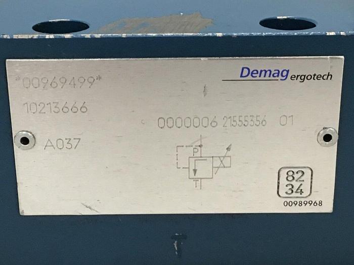 Used DEMAG ERGOTECH Valve 10213666 #131563