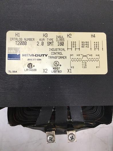 Used HEVI-DUTY 2 KVA Transformer T2000 #145159