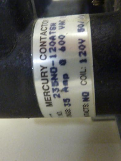 Used MERCURY Contactor 235NO-120ATSN #59662