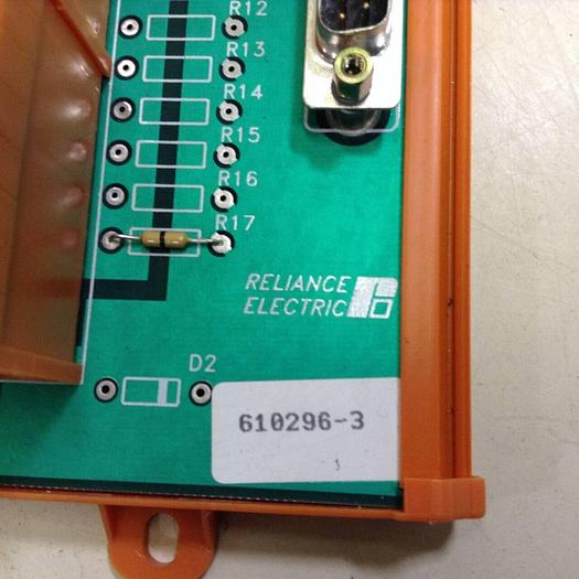 Used RELIANCE ELECTRIC Terminal Board 610296-3A #70600