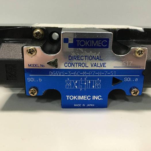 Used TOKIMEC Directional Control Valve DG4VS-3-6C-M-P7-H-7-51 #94739