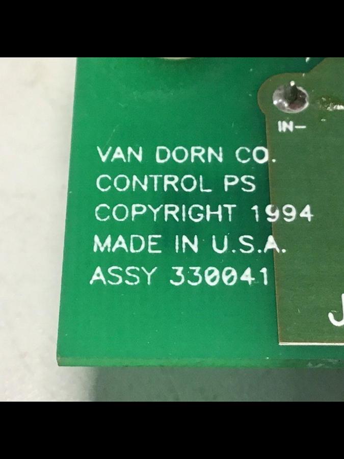 Used VAN DORN Circuit Board 330041 PC330-041 330-041 #145323