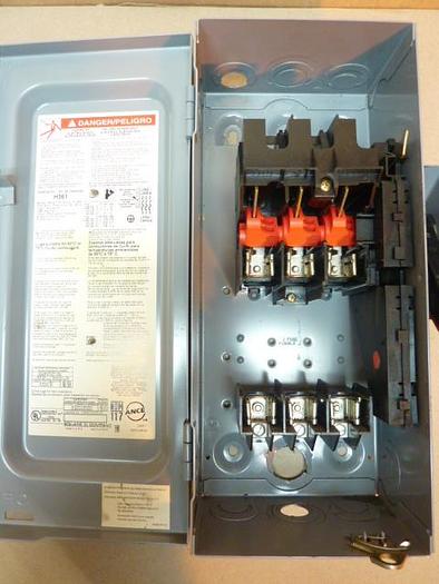 Used SQUARE D 30 Amp Safety Disconnect Switch H-361 #41705