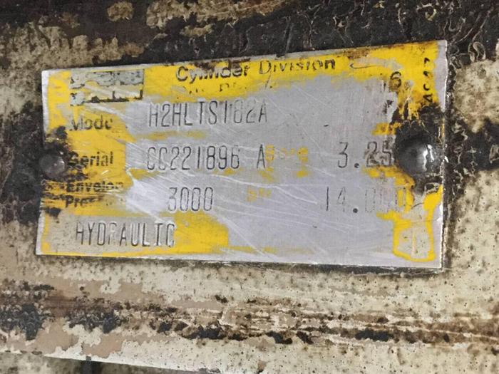 Used PARKER Hydraulic Sled Cylinder 3.25 H2HLTS182A 14.000 USED
