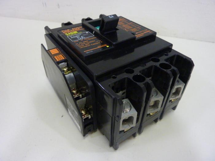 Used FUJI ELECTRIC 5 Amp Circuit Breaker SA53B-5 #46745
