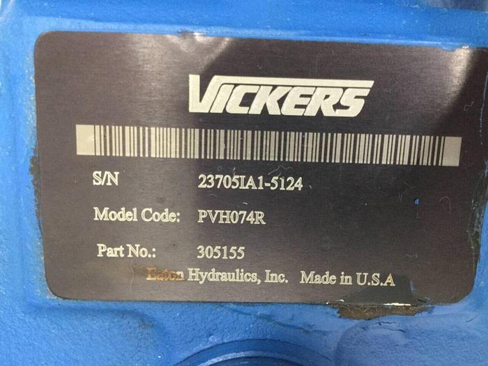 Used VICKERS Hydraulic Piston Pump PVH074R Used