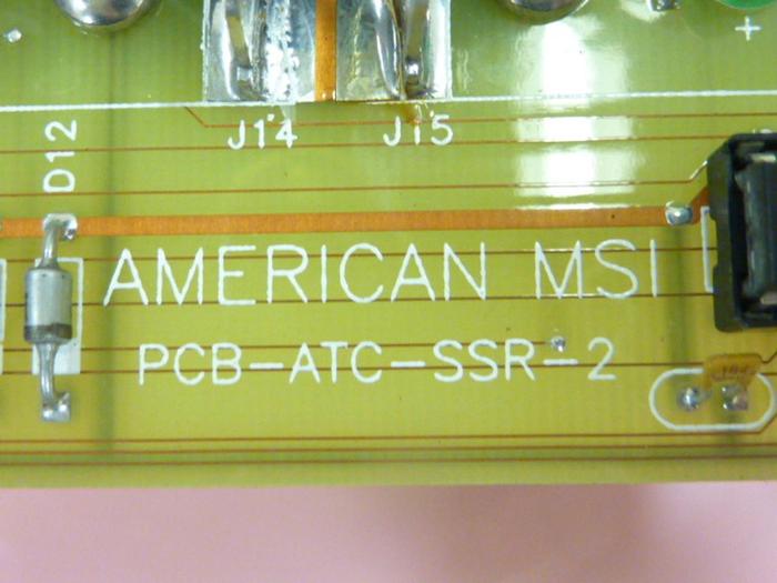 Used AMERICAN MSI Control Module PCB-ATC-SSR-2 #43780