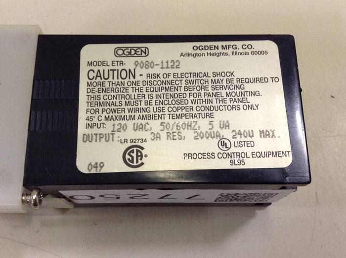 Used OGDEN Temperature Controller ETR-9080-1122 #77250