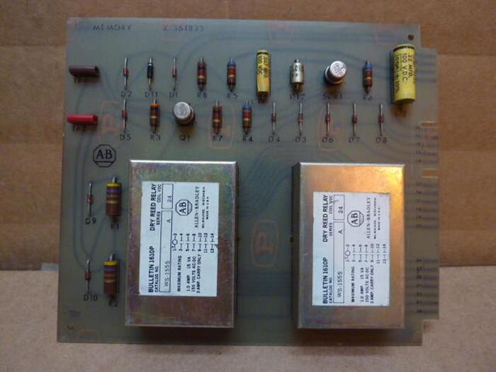 Used ALLEN BRADLEY Memory PC Board X-361833 #27249