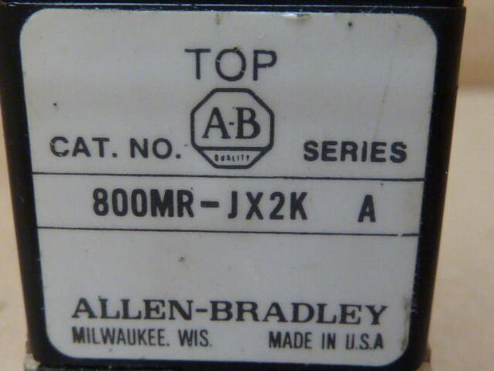 Used ALLEN BRADLEY Selector Switch 800MR-JX2K #38170