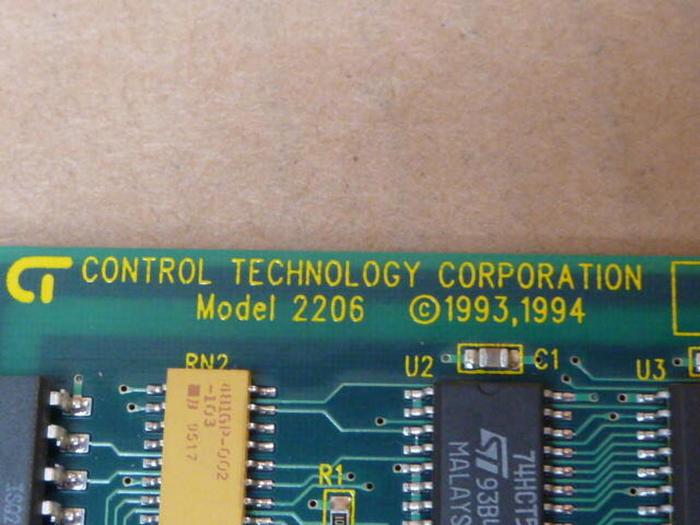 Used CONTROL TECHNOLOGY CORPORATION Stepping Control 2206-2 #32436