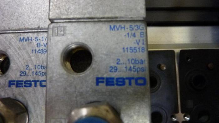 Used FESTO Control Block / Valve Terminal IFB8-02 #52721