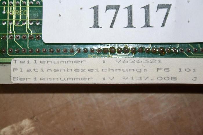 Used BOY MACHINES Video Card Circuit Board 9626321 Used