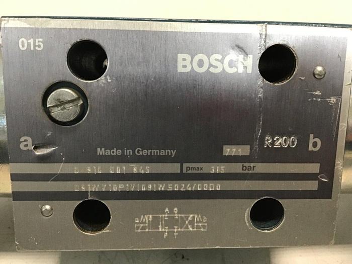 Used BOSCH Valve 0 810 001 845 Used