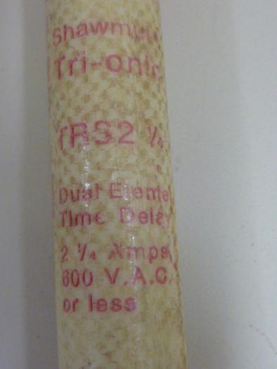 Used GOULD 2 1/4 Amp Fuse TRS2-1/4 #47402