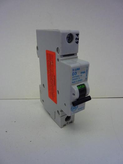 Used GENERAL ELECTRIC / GE 3 Amp Circuit Breaker V37103 #21277