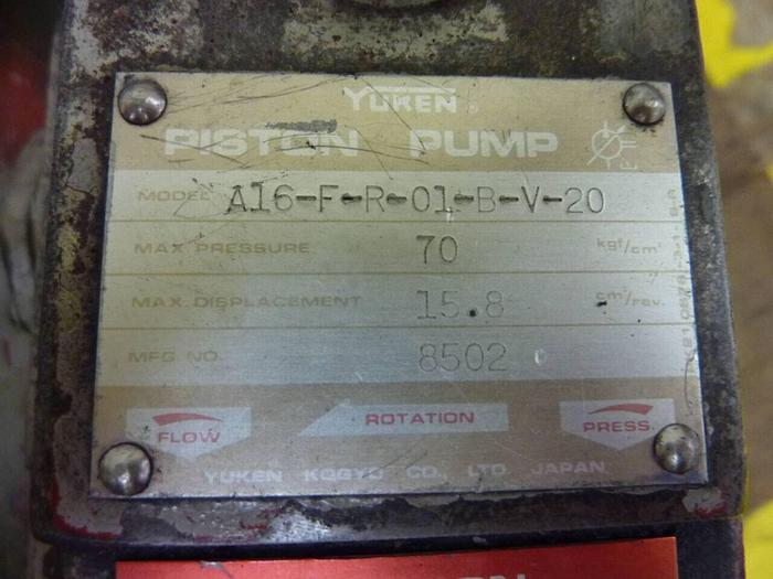 Used YUKEN Hydraulic Unit YA16-B-6-1.5-2121 Used