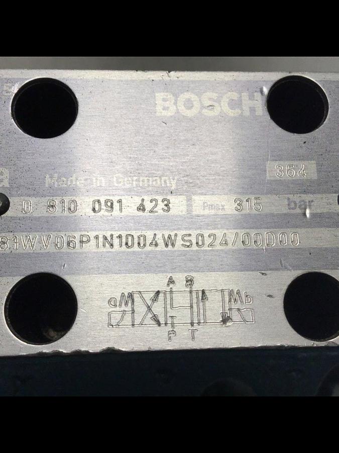 Used BOSCH Directional Valve 0 810 091 423 Used