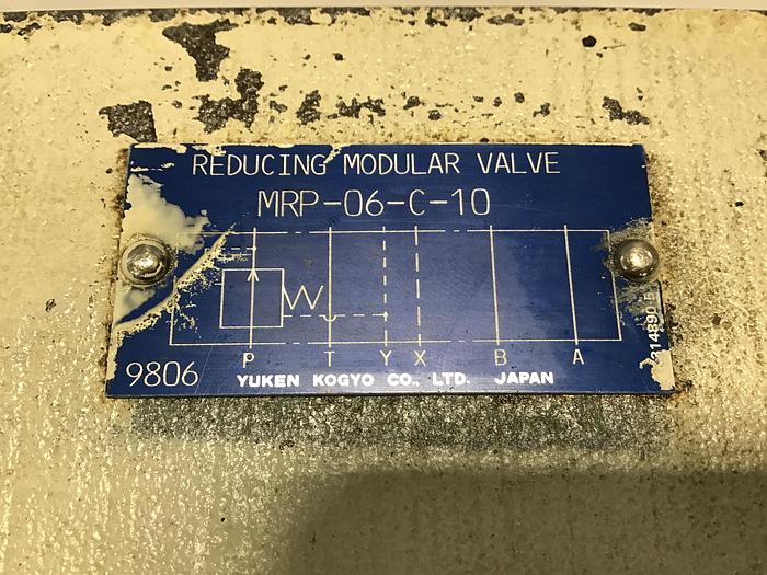 Used YUKEN MRP-06-C-10 Reducing Modular Valve Used #145662