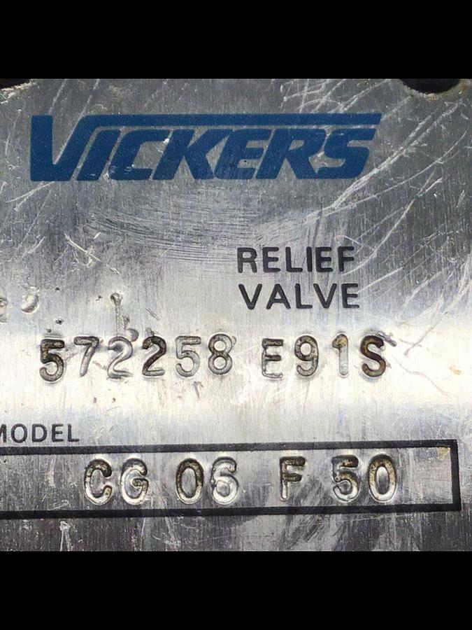Used VICKERS Relief Valve CG06F50 #120517