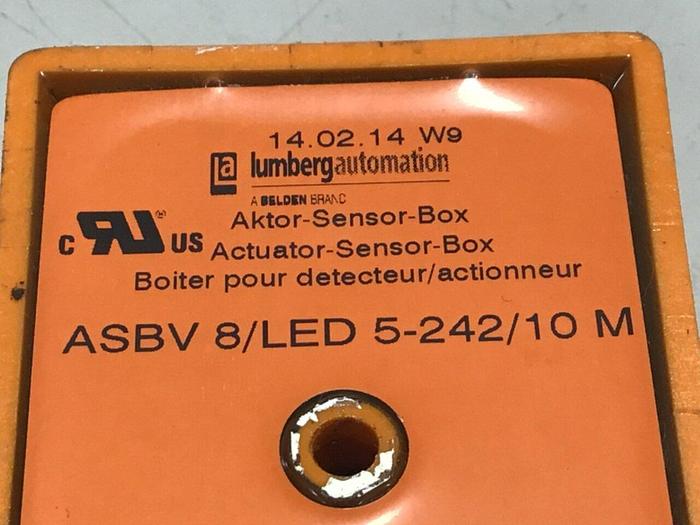 Used LUMBERG Distribution Box ASBV8/LED 5-242/10M #117130