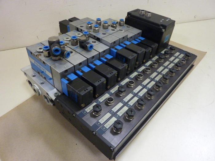 Used FESTO Control Block / Valve Terminal IFB8-02 #52848