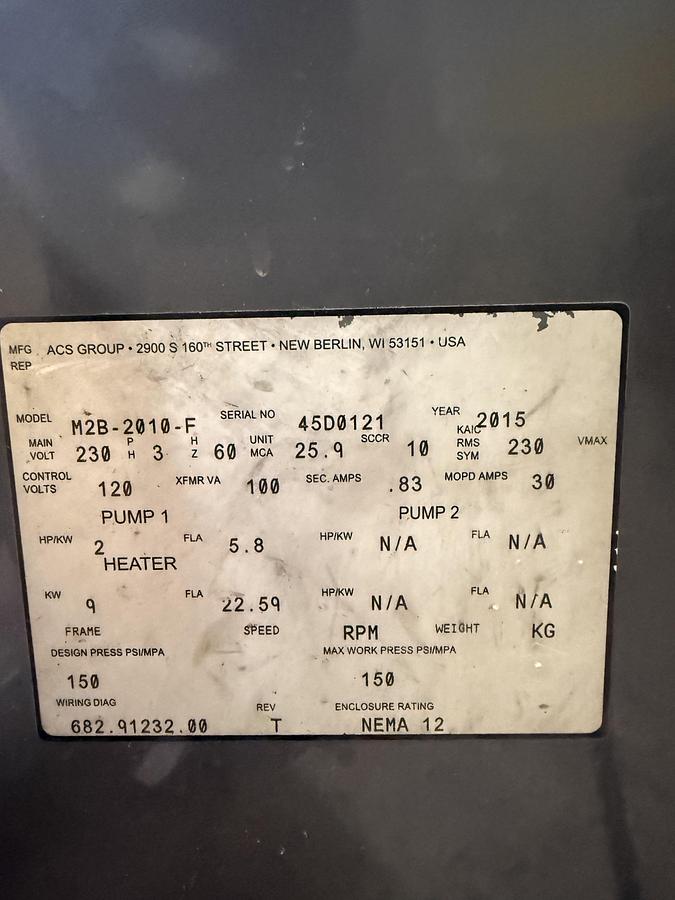 Used STERLING M2B-2010-F