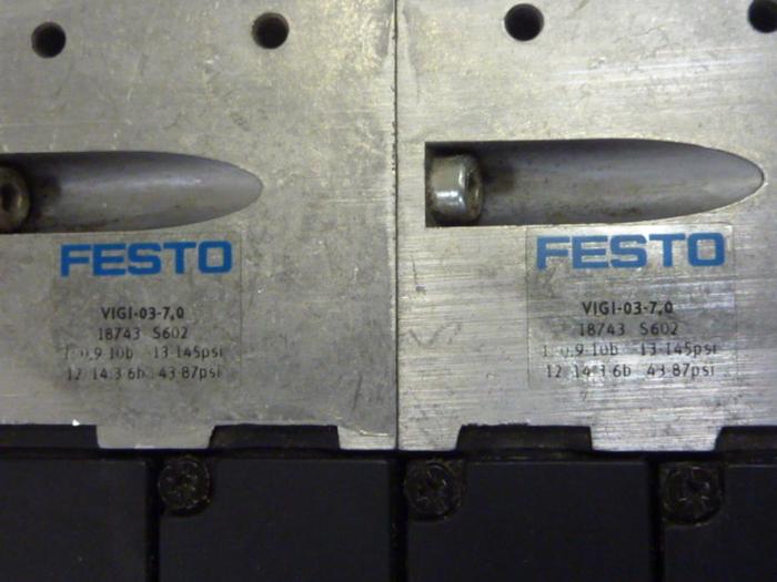 Used FESTO Control Block / Valve Terminal IFB13-03 #60717