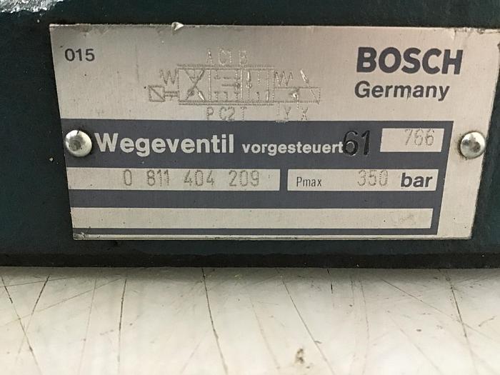 Used BOSCH Valve 0 811 404 209 Used #141309