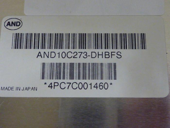 Used AND ELECTRONIC Display Panel AND10C273-DHBFS #54796