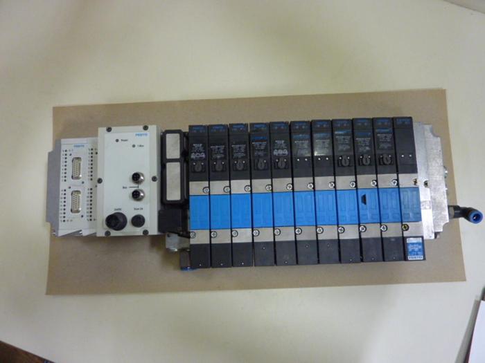 Used FESTO Control Block w/ Valves IFB8-03 #52679