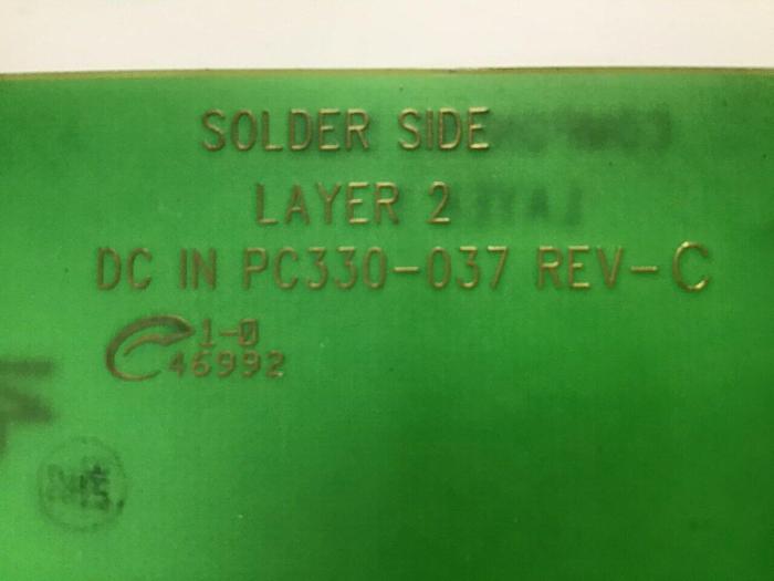 Used VAN DORN DC Input Board 330037 PC330-037 Used
