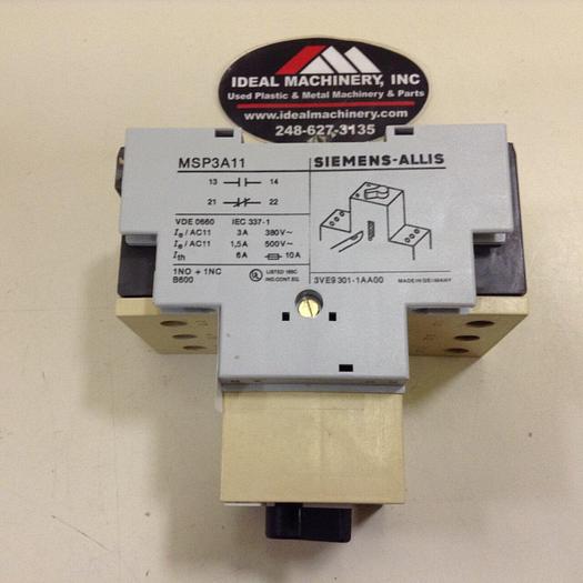 Used SIEMENS Manual Starter Protector MSP30T #74275