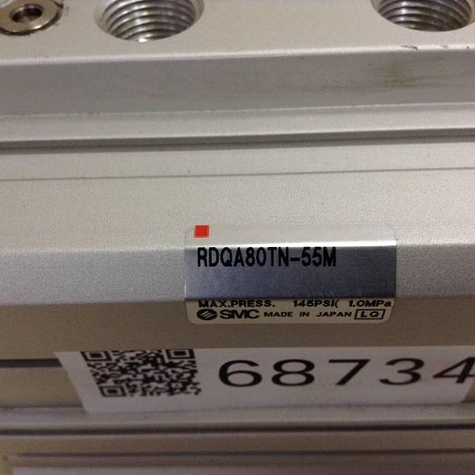 Used SMC Compact Cylinder RDQA80TN-55M #68734