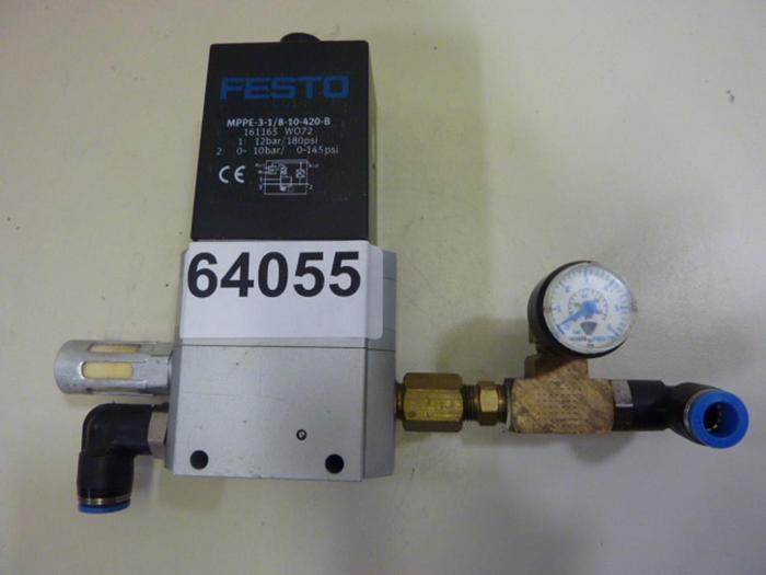 Used FESTO Proportional Pressure Regulator MPPE-3-1/8-10-420-B #64055