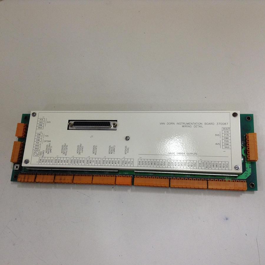 Used VAN DORN Instrumentation Board 370087 USED