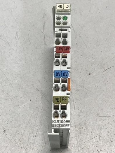 Used BECKHOFF Power Supply Terminal KL9100 #125228