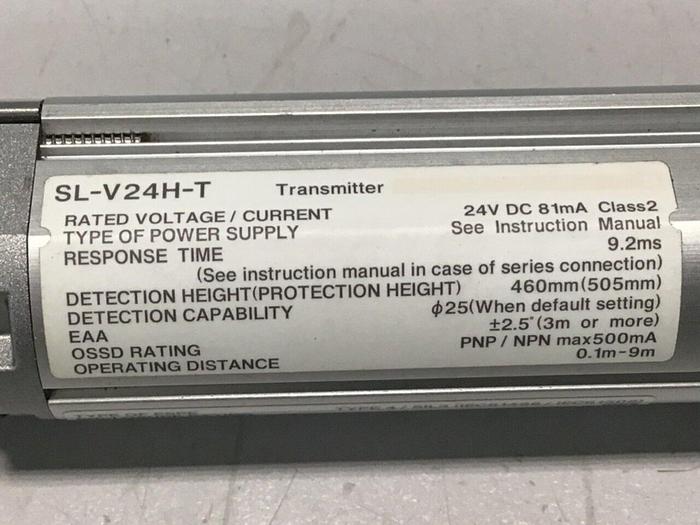 Used KEYENCE CORP Transmitter Safety Light SL-V24H-T #113841