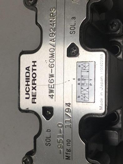 Used REXROTH Valve 4WE6W60M0/AG24NPS9510 #105863