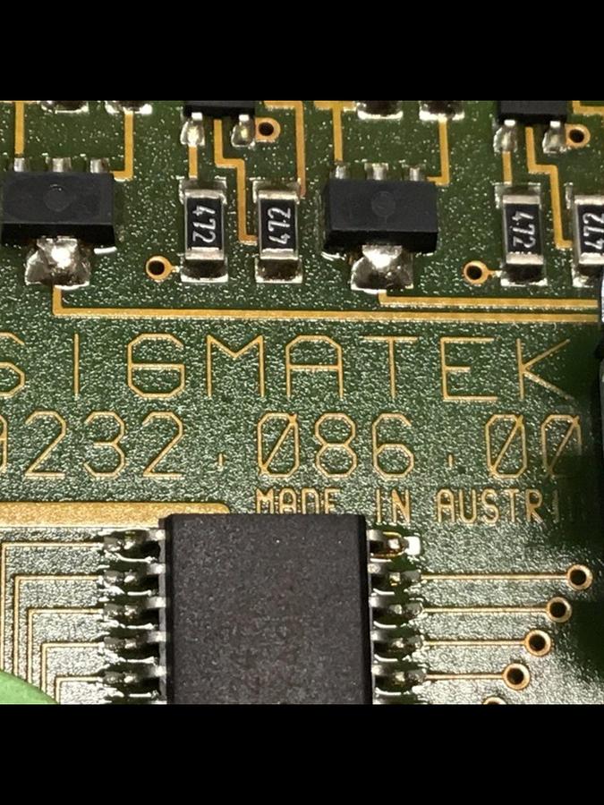 Used SIGMATEK Circuit Board VDMA-INTERFACE 01-250-011-D USED 