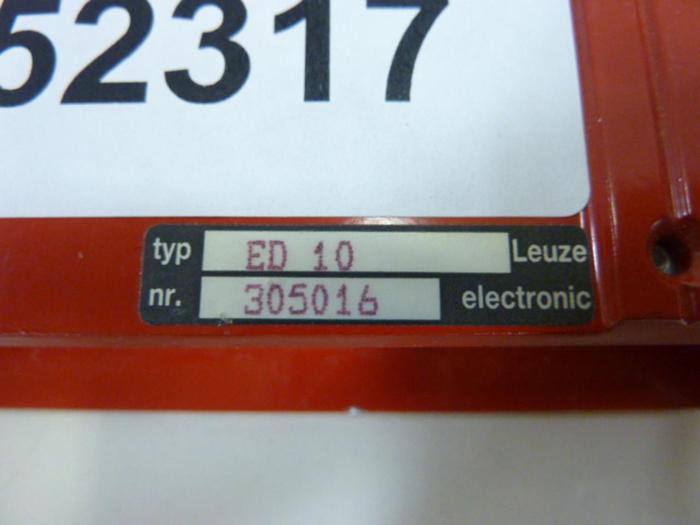 Used LEUZE Sensor ED 10 #52317