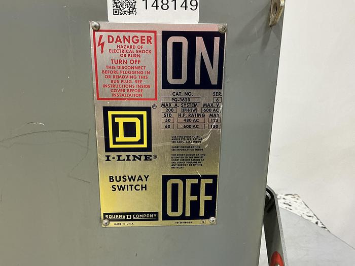 Used SQUARE D PQ-3620