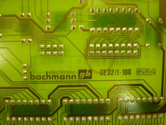Used BACHMANN ELECTRONIC Circuit Board CE 32/1 2600/1 #54449