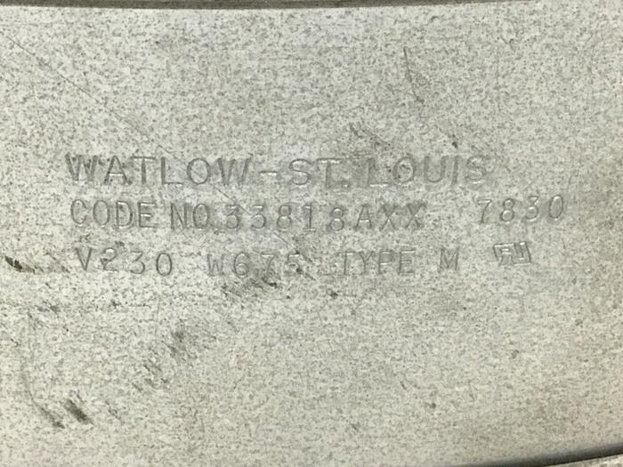 Used WATLOW 675 Watt Heater Band 33818AXX 7830 #125874