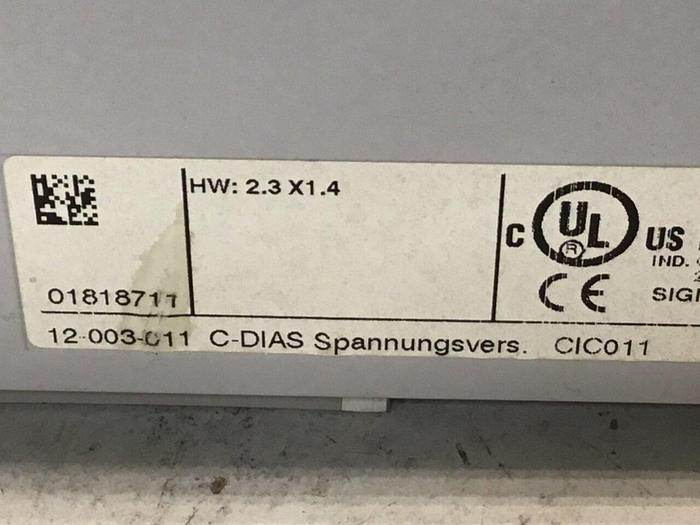 Used SIGMATEK Module CIC011 12-003-011 #139365