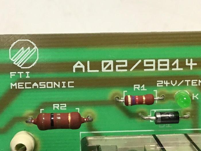 Used MECASONIC Circuit Board AL02/9814 #119368