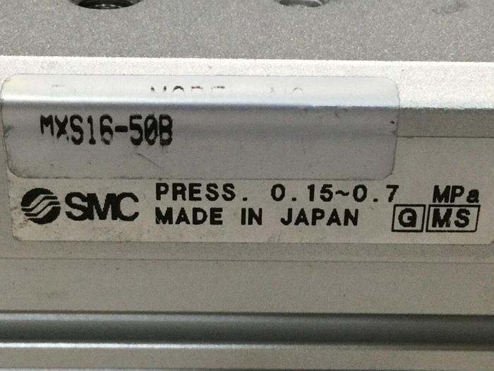 Used SMC Cylinder Slide Table MXS16-50B #108025