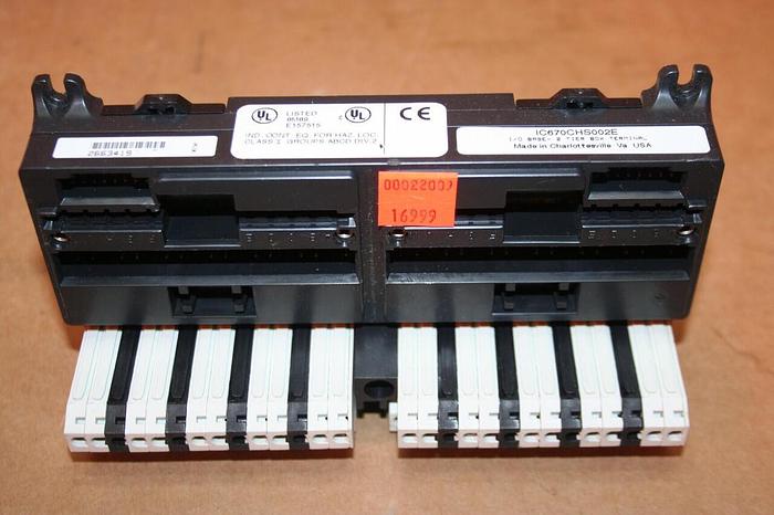 Used GE FANUC Terminal IC670CHS002E Used